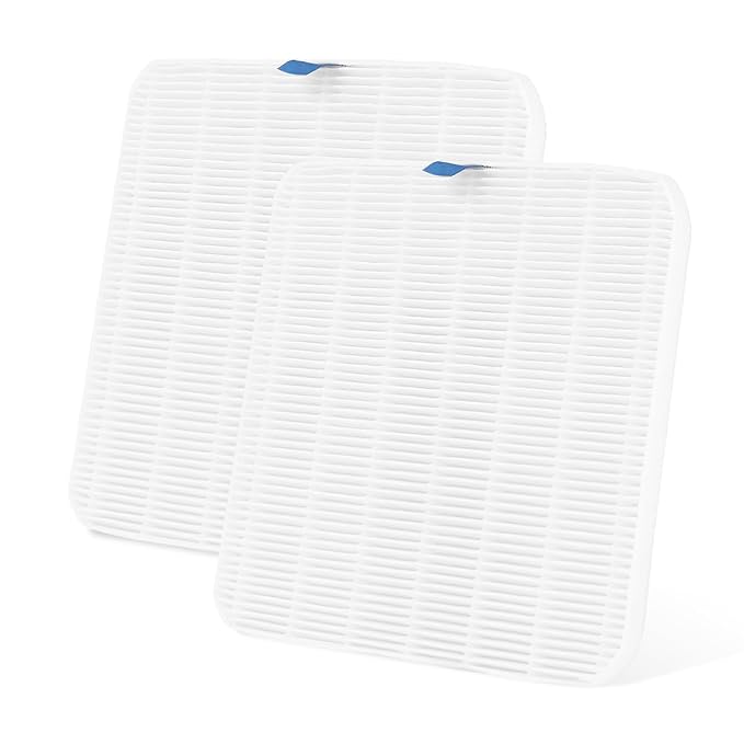 Makartt Nail Dust Collector Filter - Replacement Filter Reusable Dust Filter For Larina Nail Dust Collector Vacuum Fan Dust Nail Tool Attach 99% of Nail Dust Easy to Clean 2 Pack White-VivaGrace Women