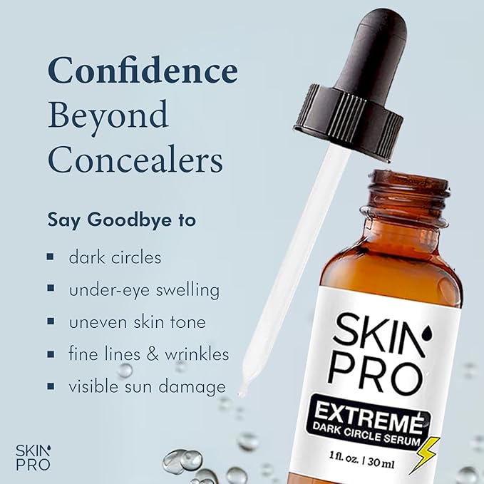 Extreme Dark Circle Serum - Under Eye Treatment for Dark Circles, Puffiness, Wrinkles & Fine Lines - Revitalizing, Anti-Aging & Eye Depuffer Serum for Eye Skin Care l 30 ml-VivaGrace Women