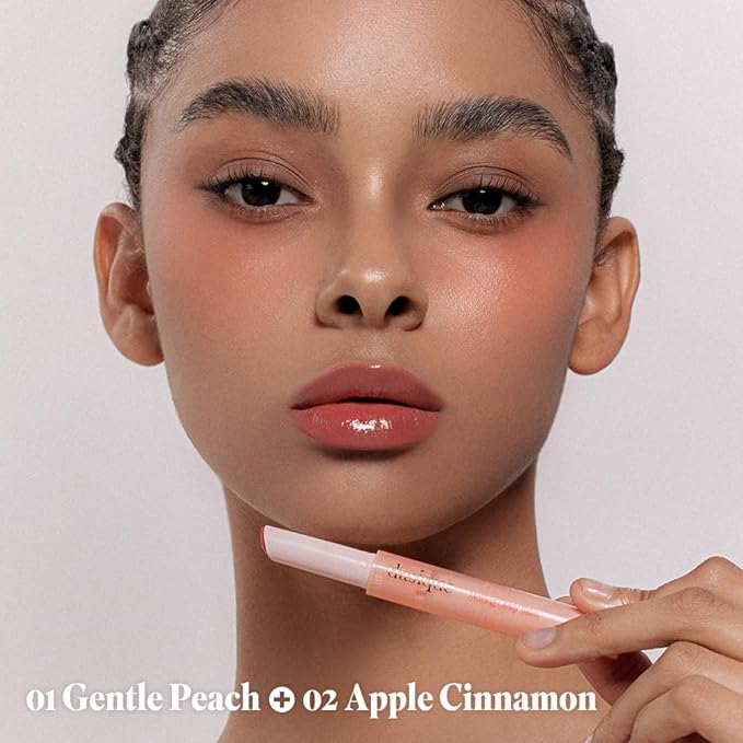 Dasique Melting Candy Balm (#01 Gentle Peach) | Glossy Balm | Moisturizing | For dry Lips | Vegan-VivaGrace Women