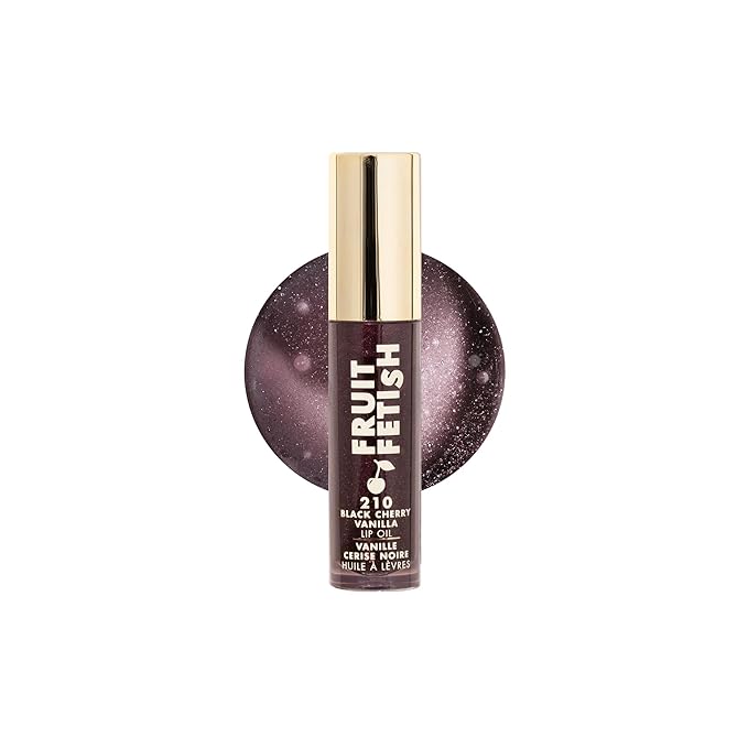 Milani Lip Oil with Vitamin E for Instant Hydration, Fruit Extract Infused Lip Treatment and Moisturizing Lip Gloss - Black Cherry Vanilla-VivaGrace Women