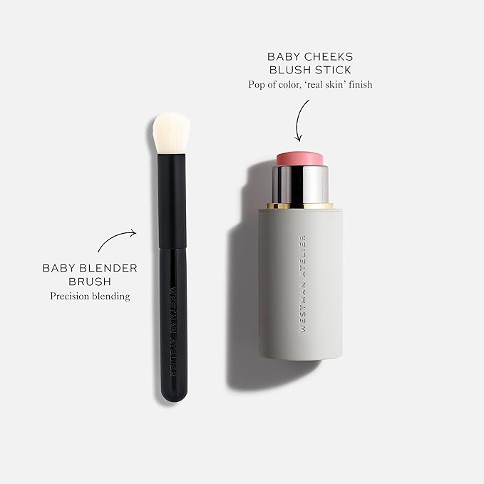 Westman Atelier Baby Cheeks Lip + Cheek Cream Blush Stick Minette-VivaGrace Women