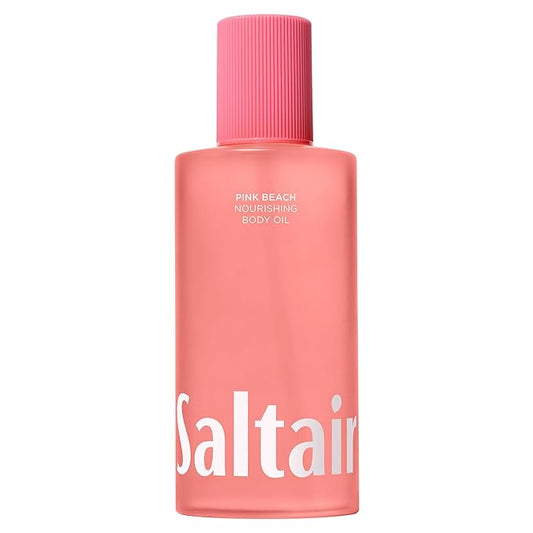 Saltair Body Oil. Jumbo Size Pink Beach After Shower and Bath Oil Moisturizer for Women and Men. Botanical, Non-Greasy, and Well-Absorbing Lotion for Hydrating Dry Skin. 10oz Bottle-VivaGrace Women