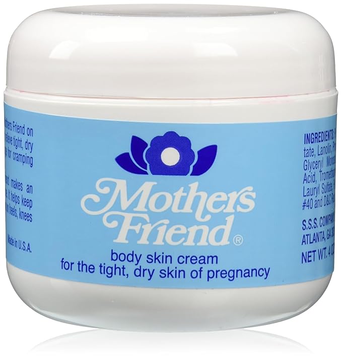 1 Pack of Mothers Friend Body and Skin Cream, for Stretched Tight and Dry Skin of Pregnancy-VivaGrace Women