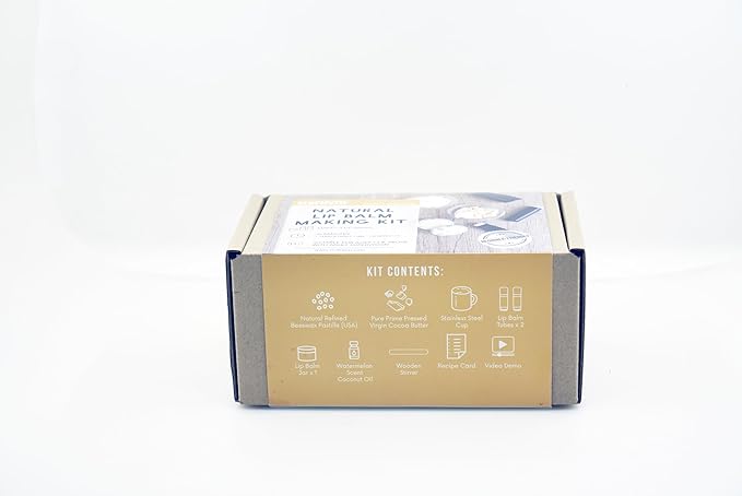 Lip Balm Making Kit - DIY Crafti-Kit for Beginners (Natural Lip Balm Kit)-VivaGrace Women