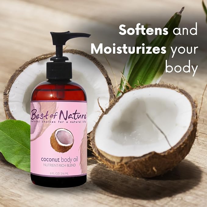 Best of Nature 100% Pure Fractionated Coconut Oil - Liquid MCT Massage & Body Oil, Unscented Moisturizer for Hair, Skin, Face, Aromatherapy Carrier for Essential Oils, Gallon (128 fl oz)-VivaGrace Women