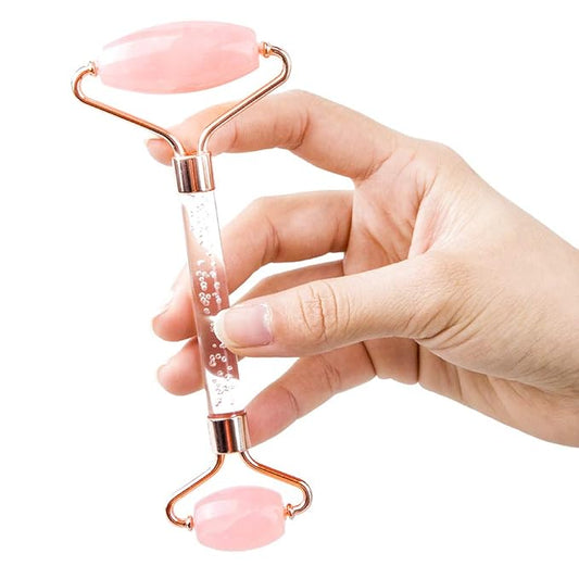 Jade Roller and Gua Sha Set - Facial Body Eyes Neck Massager Tool for Beautiful Skin Detox - Reduce Wrinkles Aging -（Southern Jade）-VivaGrace Women