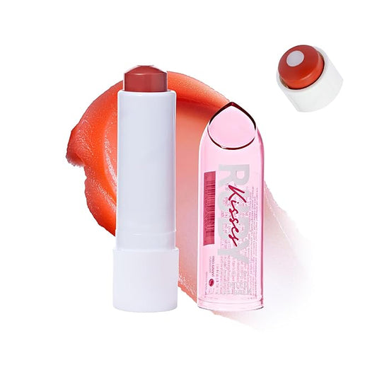 Ruby Kisses Balm Up Tinted Lip Balm, Non-Greasy Hydrating Formula, Nourishing Coconut Core & Vitamin E Infused, Lip Care with Natural Shine, Lightweight Sheer Color (Pink Nude)-VivaGrace Women