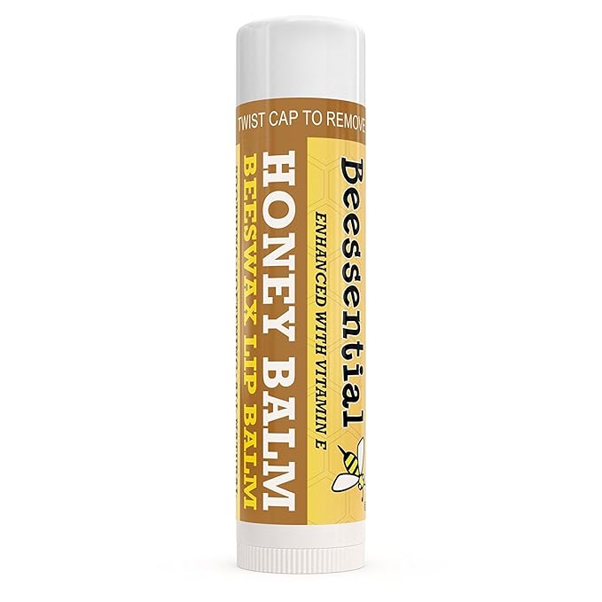 Beessential Natural Bulk Lip Balm, Honey, 18 Pack | For Men, Women, and Children. Great for Gifts, Showers, & More-VivaGrace Women