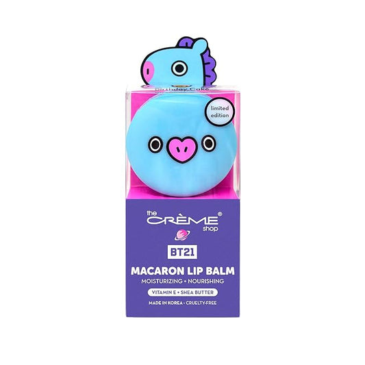 The Crème Shop BT21 MANG Macaron Lip Balm - Birthday Cake-VivaGrace Women