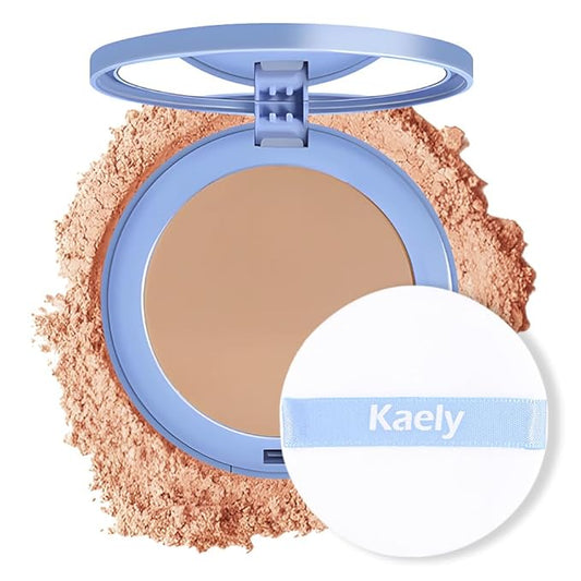 Oil Control Matte Perfection Face Pressed Powder,Matte Smooth Flawless Setting Powder Makeup, Polvo Compacto De Maquillaje, Waterproof Long Lasting, Cruelty Free, 0.35Oz(250 Radiant Sand, 1)-VivaGrace Women