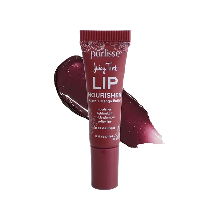 Purlisse Juicy Tint Lip Nourisher - Tinted Lip Moisturizer (Berry Shine)-VivaGrace Women