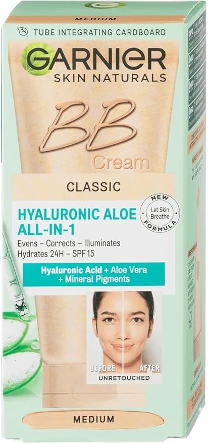 Garnier Miracle Skin Perfector BB Cream medium up to 24-hour hydration-VivaGrace Women