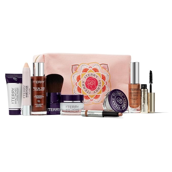 By Terry Try Me Love Me Set, 9 Makeup Products & Zipper Pouch, Face, Eyes, Lips & Skin Favorites-VivaGrace Women