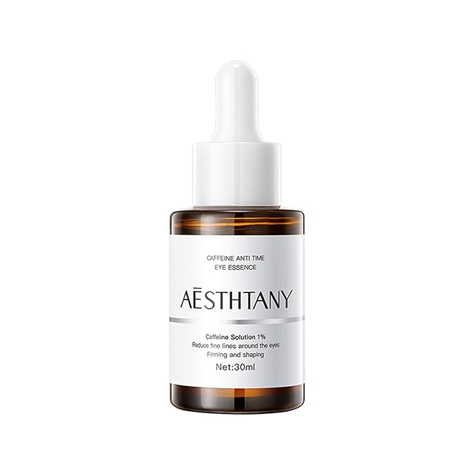 Caffeine Niacinamide Organic Carnosine Serum 1 Fl Oz / 30ml Reduce fne lines around the eyesFirming and shaping Anti-Aging,Moisturizing, Anti-Wrinkle Eye Serum - Skin Repair (Caffeine)-VivaGrace Women