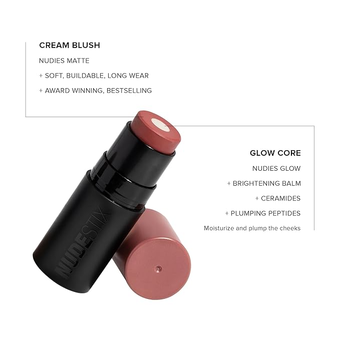 Nudies Matte + Glow Core All Over Face Blush Color - Rose Glow-VivaGrace Women