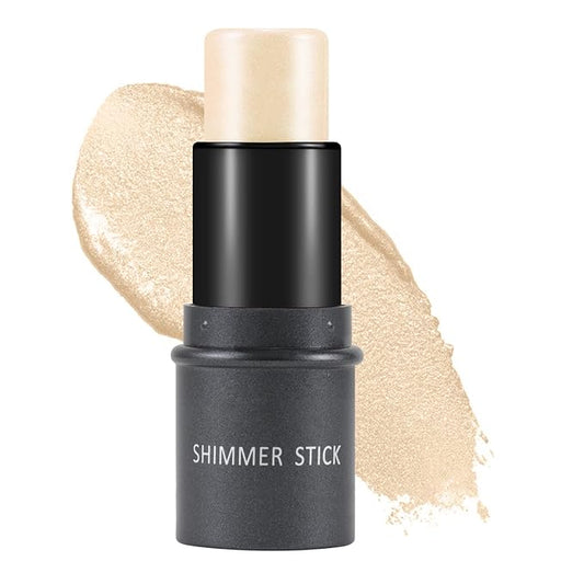 Boobeen Highlighter Makeup Stick Highlighter Bronzer Stick Glow Face Illuminator Highlight Contouring Sticks Waterproof Long-lasting-VivaGrace Women