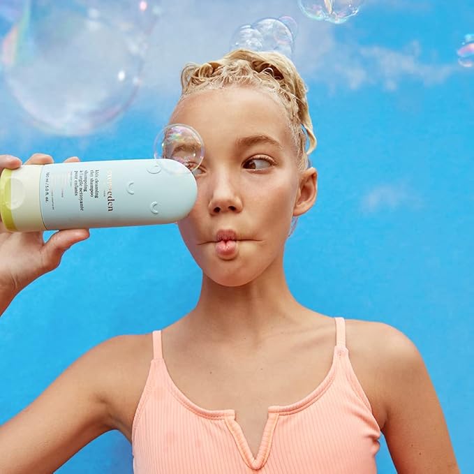 Evereden After Swim & Sports Kids Shampoo: With Cleansing Clay | Detoxifies Hair & Scalp from Chlorine, Dirt, and Sweat | Clean & Vegan Kid Shampoo for Daily Use and Any Hair Type-VivaGrace Women