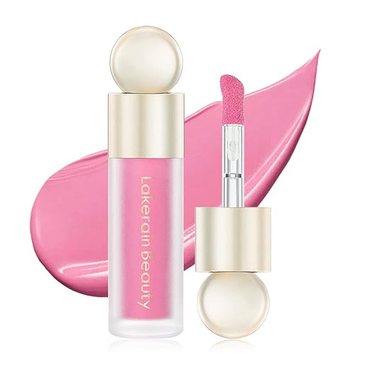 MEICOLY Pink Matte Dewy Liquid Blush,Super Natural Cream Blush Stick for Cheeks,Silky Smooth Soft Pinch Long-Lasting Waterproof and Sweat proof Blush Makeup,Cruelty-Free,02,Happy,Rose-VivaGrace Women