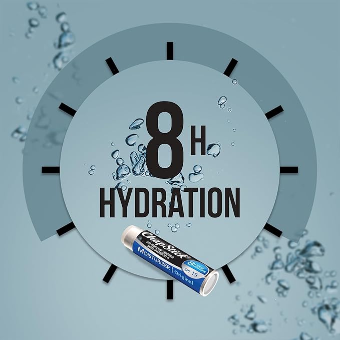 ChapStick Moisturizer 2-in-1 Lipcare 6-Pack (3 Original, 3 Cool Mint) – 8-Hour Lip Balm with Broad Spectrum SPF, Aloe & Vitamin E, 0.15 Ea-VivaGrace Women