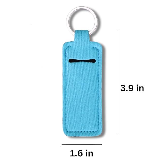 Vegan Lip Balm Set - Pack of 6 Soothing Touch Lip Balms. Plus Muslin Pouch and Lip Balm Holder Keychain (Blue): Lavender Coconut, Vanilla Chai, Vanilla Rose, Coconut Lime, Lemon Cardamom, Grapefruit-VivaGrace Women