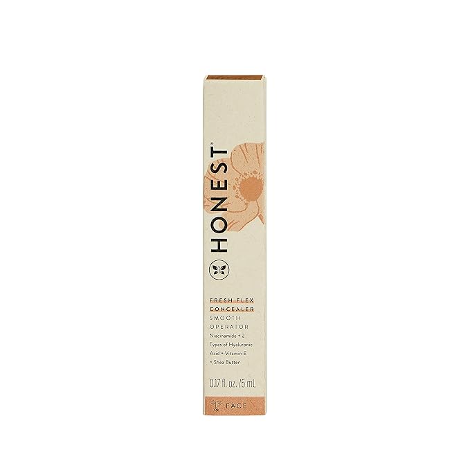 Honest Beauty Fresh Flex Concealer with Niacinamide + Vitamin E + Hyaluronic Acid | Vegan + Cruelty free | Latte, 0.17 fl oz-VivaGrace Women