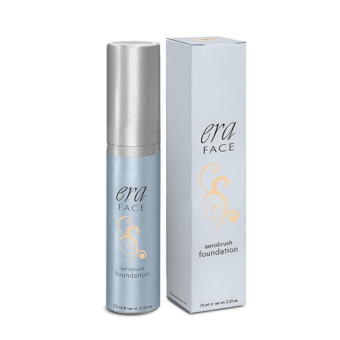ERA Face spray makeup (Y5 Wheat, 2.25 oz) - airbrush foundation, everyday, buildable, professional spray on cosmetics by Era Beauty-VivaGrace Women