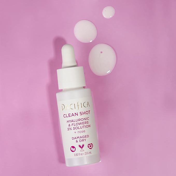 Pacifica Clean Shot Hyaluronic and Flowers 5 Percent Solution Unisex 0.8 oz-VivaGrace Women