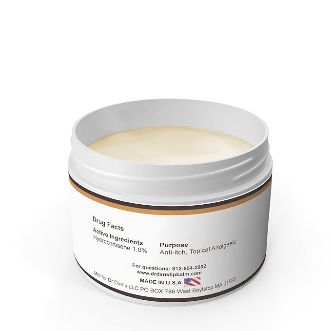 Dr. Dan's Cortibalm Jar - 1 Pack - for Dry Cracked Lips - Healing Lip Balm Jar for Severely Chapped Lips - Designed for Men, Women and Children -VivaGrace Women