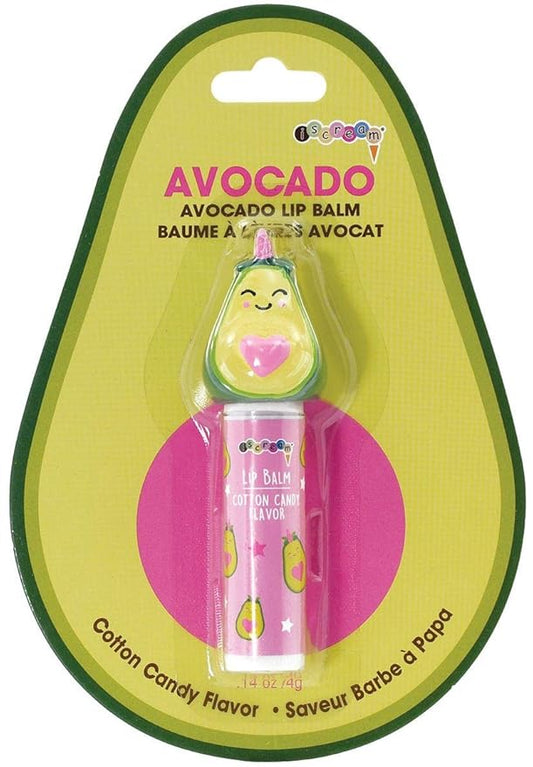 iscream Kawaii Avocado Shaped Cotton Candy Scented Lip Balm-VivaGrace Women