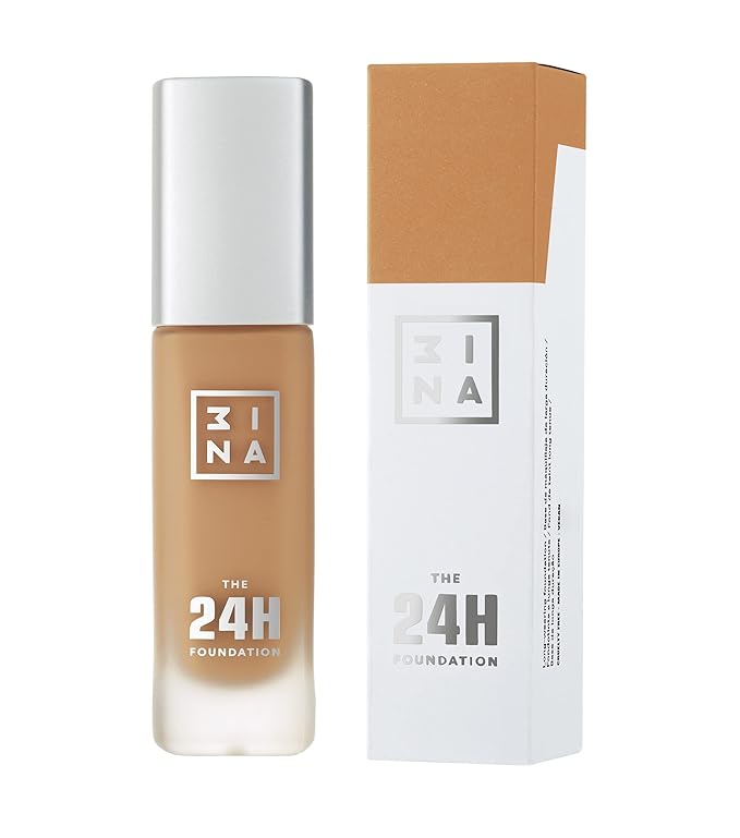 3INA The 24H Foundation 630-24H Long-Wearing Formula - Medium To High Buildable Coverage - Smooth Matte Finish - Expanded Shade Selection - Waterproof, Cruelty Free, Vegan Makeup - 1.01 Oz-VivaGrace Women
