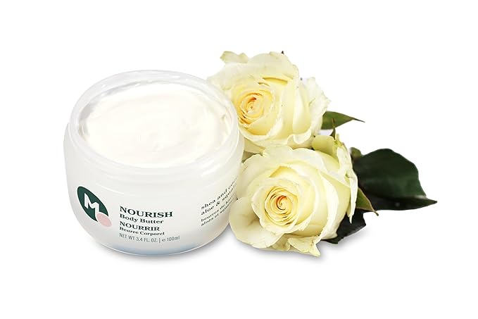 NOURISH Body Butter, Pregnancy Belly and Postpartum Skin Care, Natural Stretch Mark Cream with Shea & Cocoa Butter, Vegan, Clean & Cruelty-free, 3.4 oz-VivaGrace Women