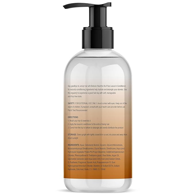 Botanic Hearth Leave In Conditioner For Curly, Frizzy, Dry, Damaged Hair | Detangling Conditioner With Shea Butter, Argan Oil & Allantoin | Smooth Flyaways & Add Shine | For All Hair Types | 8 Oz-VivaGrace Women