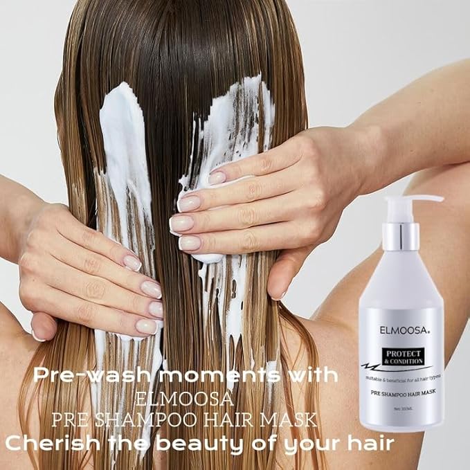Caviar Pre-Shampoo Hair Mask - Repair Bleached Hair, Cold-Pressed Extract, For Permed/Damaged Hair/Caviar Hair Treatment/Heat Protection-VivaGrace Women