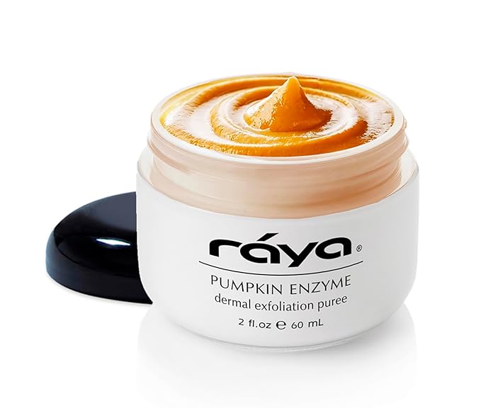 Raya Pumpkin Enzyme Facial Puree (127) | Gentle and Exfoliating Treatment for All Skin | Reduces Fine Lines and Minimizes Pore Size-VivaGrace Women