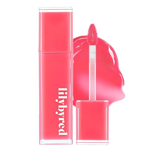 lilybyred Bloody Liar Coating Tint | Korean Glossy Lip Stain, Vivid & Juicy Color, Syrupy Shine, Moisturizing, Long-Lasting & Smudge-Proof, Non-Sticky, Lightweight, 0.14 oz. (06 Rosy Strawberry)-VivaGrace Women