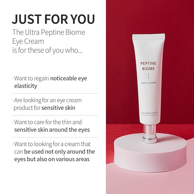 Ultra Peptine Biome Eye Cream 30ml, Wrinkles, Anti Aging, Dark Circles, Peptine Biome 72%, Hydrating Eye Cream-VivaGrace Women