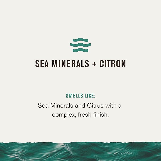 Every Man Jack Nourishing Sea Minerals + Citron Mens Body Wash for All Skin Types - Naturally Derived Ingredients - Cleanse and Hydrate Skin with Coconut and Glycerin - 24oz 2 Bottles-VivaGrace Women