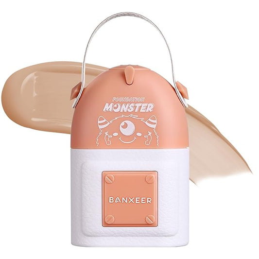 Concealer Moisturizing Gradient Foundation, Lightness Oil Control Long Lasting Waterproof Full Coverage Color Correcting Foundation-VivaGrace Women