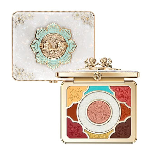 zeesea [Palace Identity Tang Romance Makeup Palette (02# Orange Frost)-VivaGrace Women