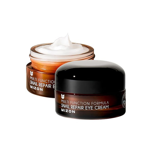 MIZON Snail Line Snail Repair Eye Cream, natural treatment, wrinkle treatment, fine line, hydrating, healthy skin, Korean skincare (0.84 oz)-VivaGrace Women