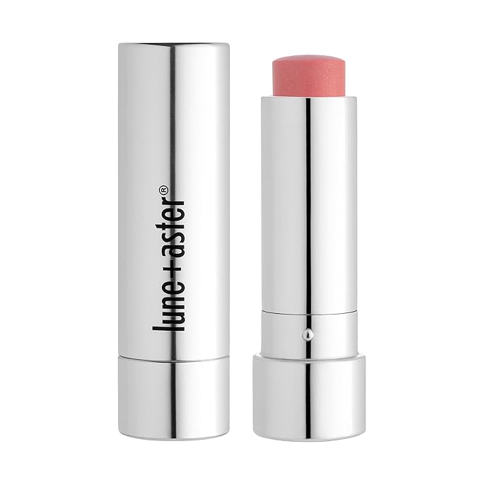 Lune+Aster Tinted Lip Balm - Lift Each Other Up - Vegan, antioxidant-rich vitamins C and E tinted lip balm provides a sheer customizable flush of color for soft, smooth lips-VivaGrace Women