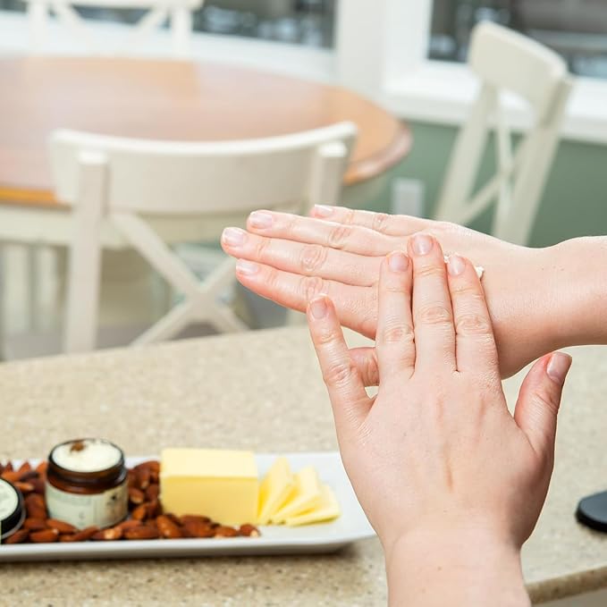 Handmade Whipped Tallow Balm (Butter Almond): Fragrance-Free, No Essential Oils - 1.3 oz-VivaGrace Women