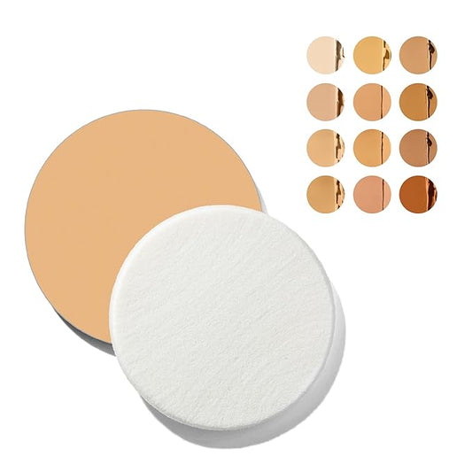Toty by Sofia Vergara - Ilumina CC Creamy Compact SPF 50+ Refill - Mineral Sunscreen for Face - Cream Foundation Balm - Blurring, Matte Light Coverage - Water Resistant - All Skin Types - 2N