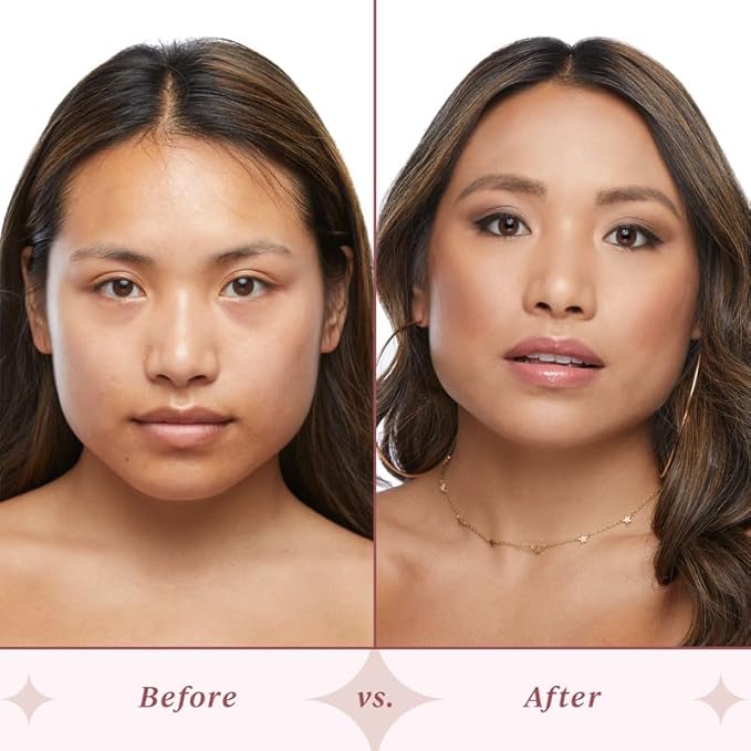 Foundation for Light to Full Coverage - Mousse Liquid Makeup Foundation for Uneven Skin Tone - Diverse Skin Types Mature, Dry, Oily - Oil-free, Cruelty-free (Tan)-VivaGrace Women