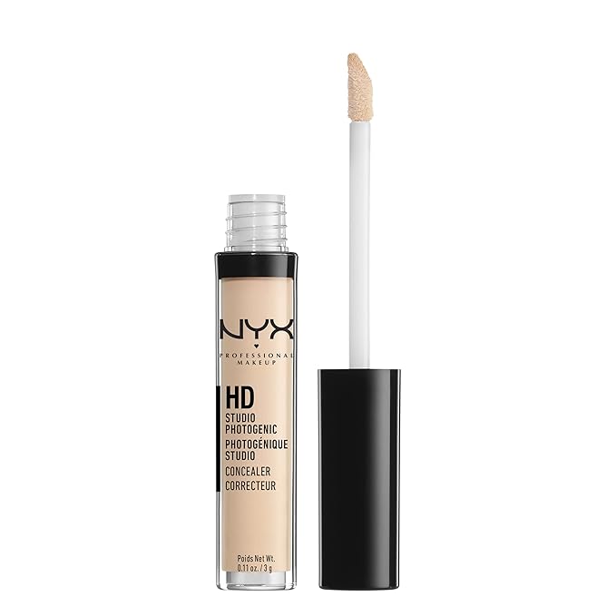 NYX PROFESSIONAL MAKEUP HD Studio Photogenic Concealer Wand, Medium Coverage - Porcelain-VivaGrace Women