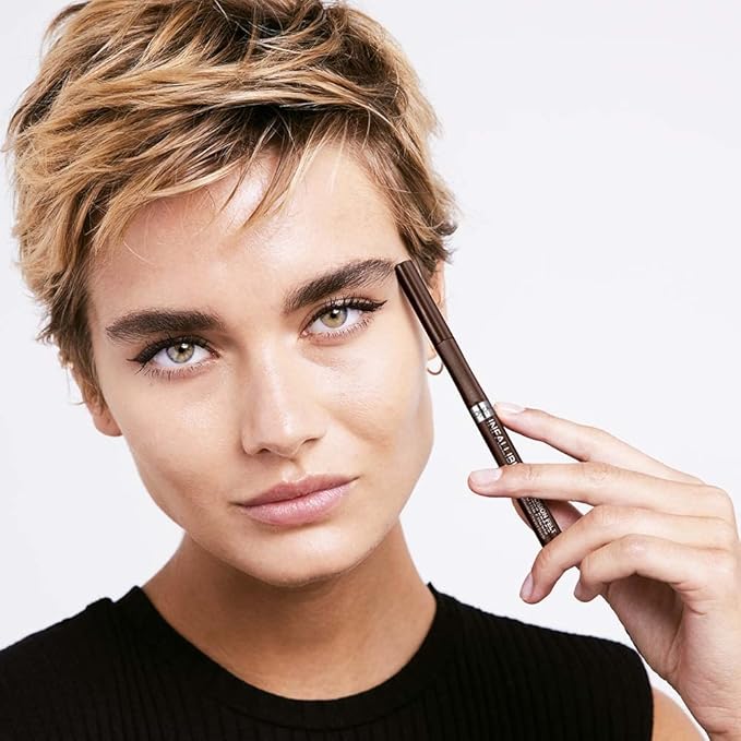 L'Oreal Paris Cosmetics Infallible Grip Precision Felt Eyeliner, Smudge Resistant, Long Lasting Waterproof Eyeliner, Black, Black, 0.03 fl oz