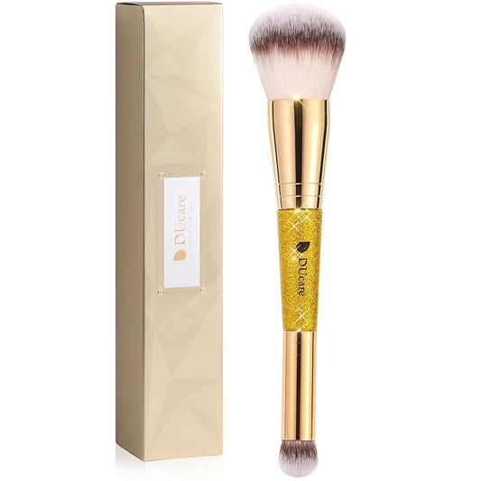 DUcare Powder Concealer Brush Foundation Makeup Brushes Double Ended Perfect for Rounded Taperd Liquid, Cream, Powder,Blending, Buffing-VivaGrace Women
