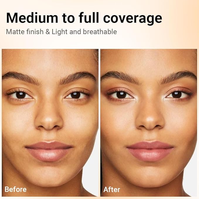Pressed Matte Face Powder Makeup & Setting Powder for Poreless Wrinkle Blurring Contour Concealer Finishing,Lightweight,High Coverage,Shine Control, N.W 10g (03)-VivaGrace Women