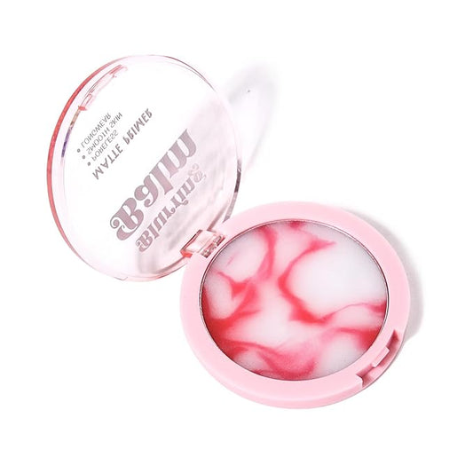 Oil Control Pressed Setting Powder, Matte Soft Jelly Texture Powder-free Face Powder, Long-Lasting Waterproof Pressed Powder Makeup, Flawless Lightweight Face Cosmetics - Pink-VivaGrace Women
