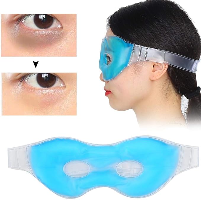 Cooling Eye,Reusable Anti-Fatigue Dark Circles Cold & Hot Compress Sleeping Eye Ice Cooling Eye-VivaGrace Women